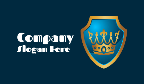 Polished Badge Crown Logo