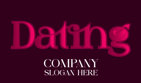 Excellent Dating Calligraphy Logo