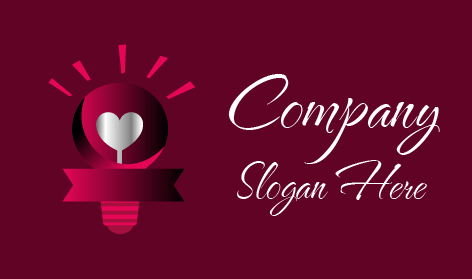 Illuminated Bulb Dating Logo