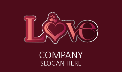 Intricate Wordmark Dating Logo