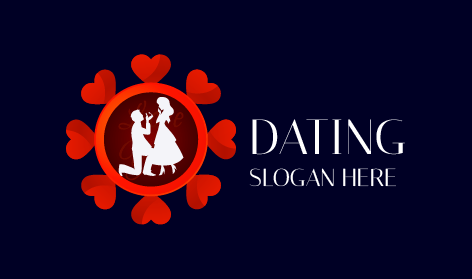 Marriage Proposal Dating Logo