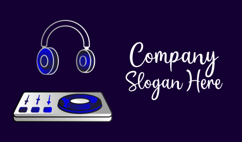 Blue Ear Cushion DJ Logo