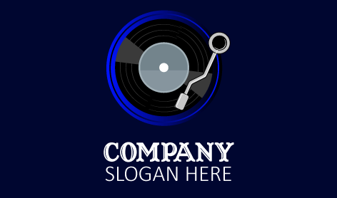Innovative Turntable DJ Logo