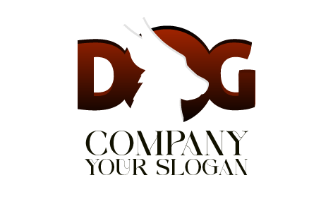 Dog Professional Silhouette Logo