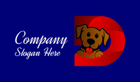 Dog Tongue Protrusion Logo