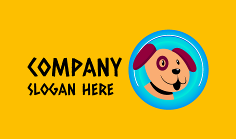 Funny Cartoon Dog Logo