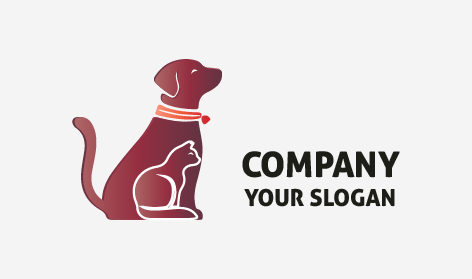 Red Collar Dog Logo