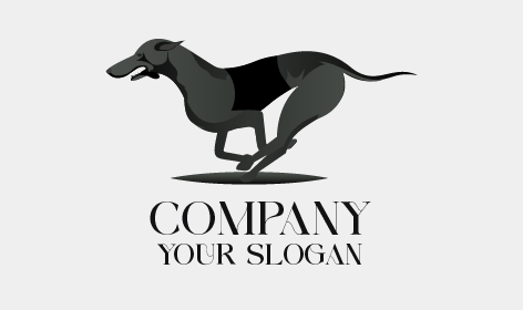 Speedily Running Dog Logo