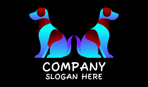 Wagging Tail Dog Logo