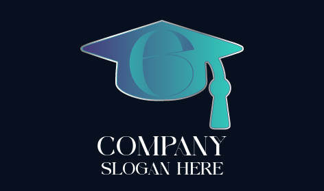 Blue Education Cap Logo
