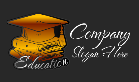 Gold Gradient Education Logo
