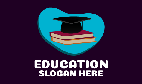 Mortarboard Book Education Logo