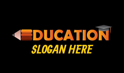 Orange Wordmark Education Logo