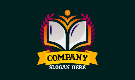 Purple Wreath Education Logo