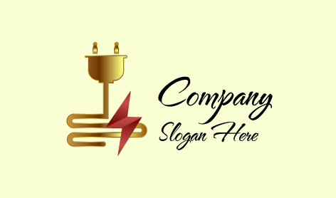 Golden Switch Electrician Logo