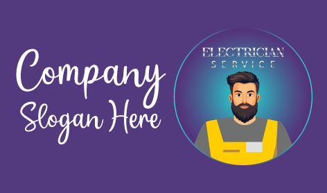 Outstanding Electrician Service Logo