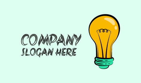 Premium Bulb Electrician Logo