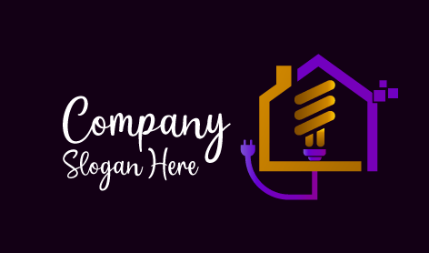 Skilled Electrician Shop Logo