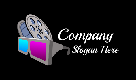 3D Glasses Entertainment Logo