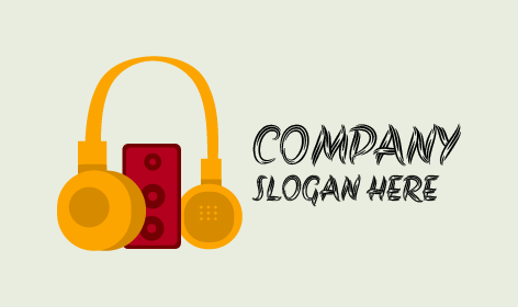 Mustard Headphone Entertainment Logo