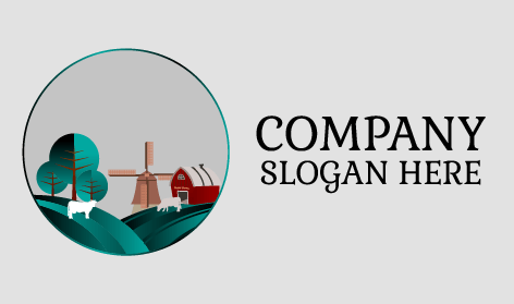 Fluffy Sheep Farm Logo