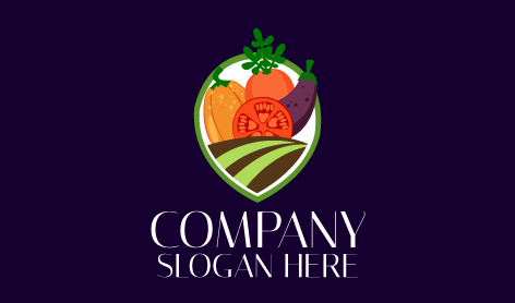 Fresh Vegetable Farm Logo