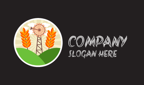 Lush Sprawling Farm Logo