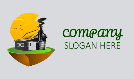Peaceful Rural Farm Logo