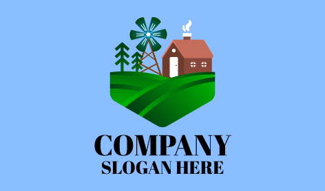 Picturesque Sustainable Farm Logo