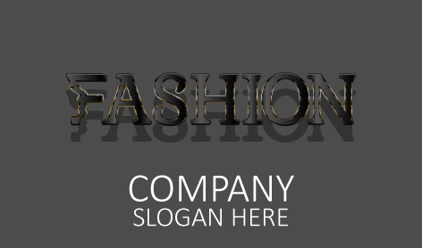 Bold Fashion Typography Logo