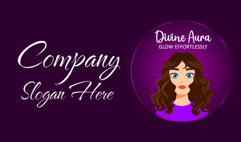 Curly Hair Fashion Salon Logo