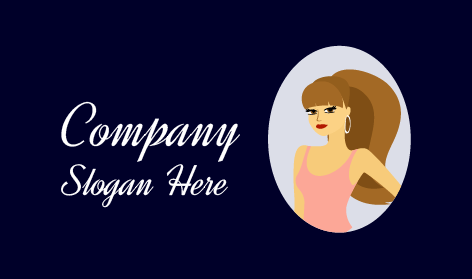 Decent Female Fashion Model Logo