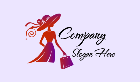 Female Party Fashion Logo