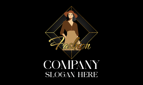 Glamorous Fashion Mannequin Logo