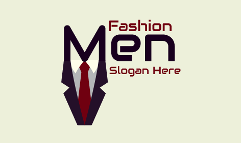 Men Suit Fashion Logo