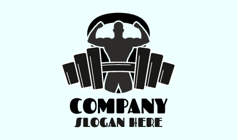 Dark Gray Fitness Logo