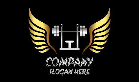 Golden Winged Fitness Logo