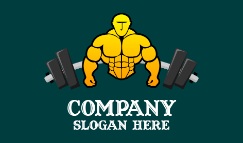 Gradient Muscles Fitness Logo