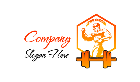Orange Shield Fitness Logo