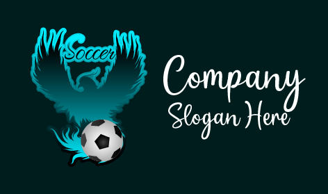 Blue Hawk Football Logo