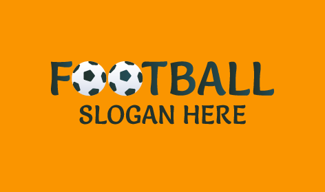 Football Creative Text Logo