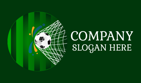 Blue Splash Football Logo