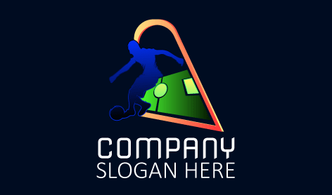 Green Football Court Logo