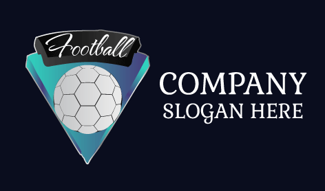 Blue Splash Football Logo