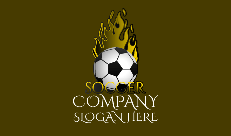 Olive Green Football Logo