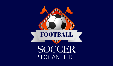 Orange Flag Football Logo