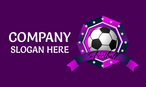 Blue Splash Football Logo