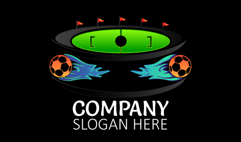 Tournament Field Football Logo