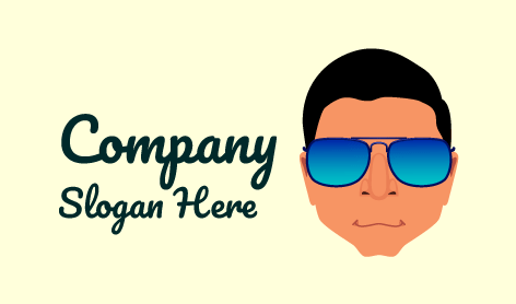 Men Fashion Glasses Logo