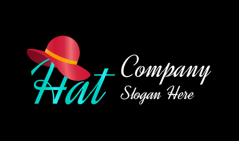 Stylish Feminine Hat Logo